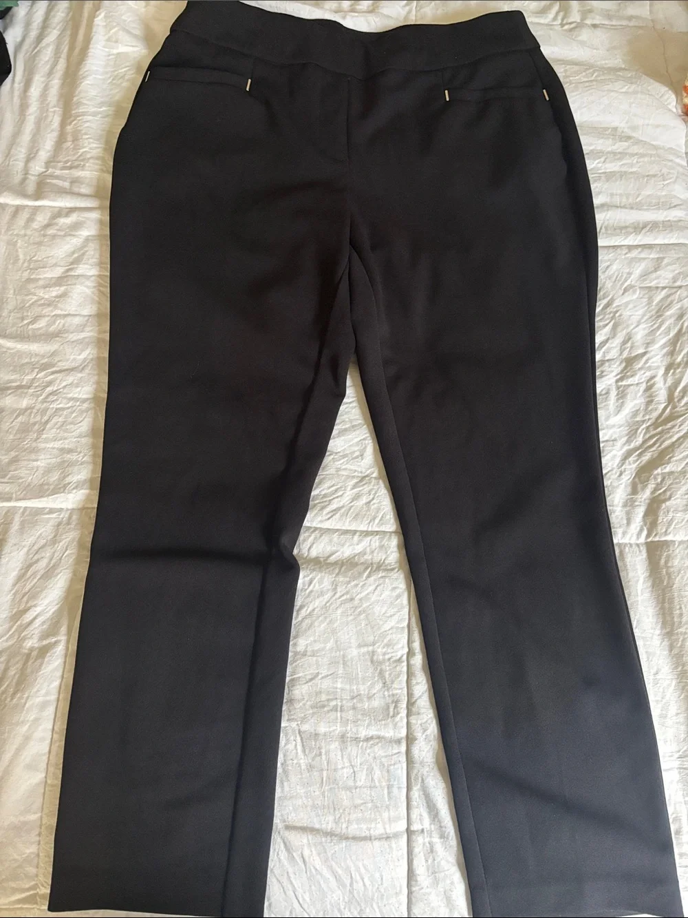 Cato Black Straight-Leg Dress Pants